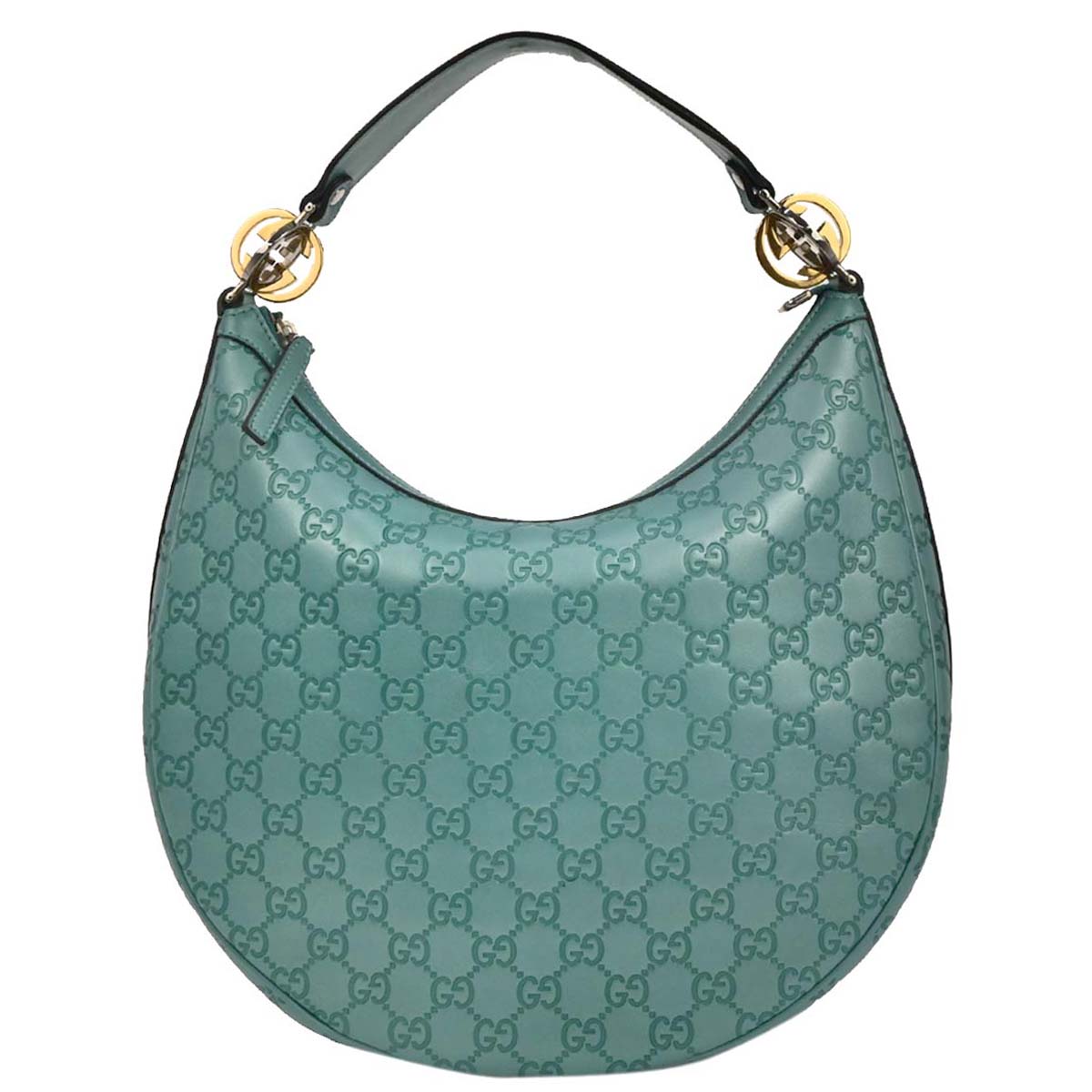 Gucci Light Blue Guccissima GG Hobo Handbag