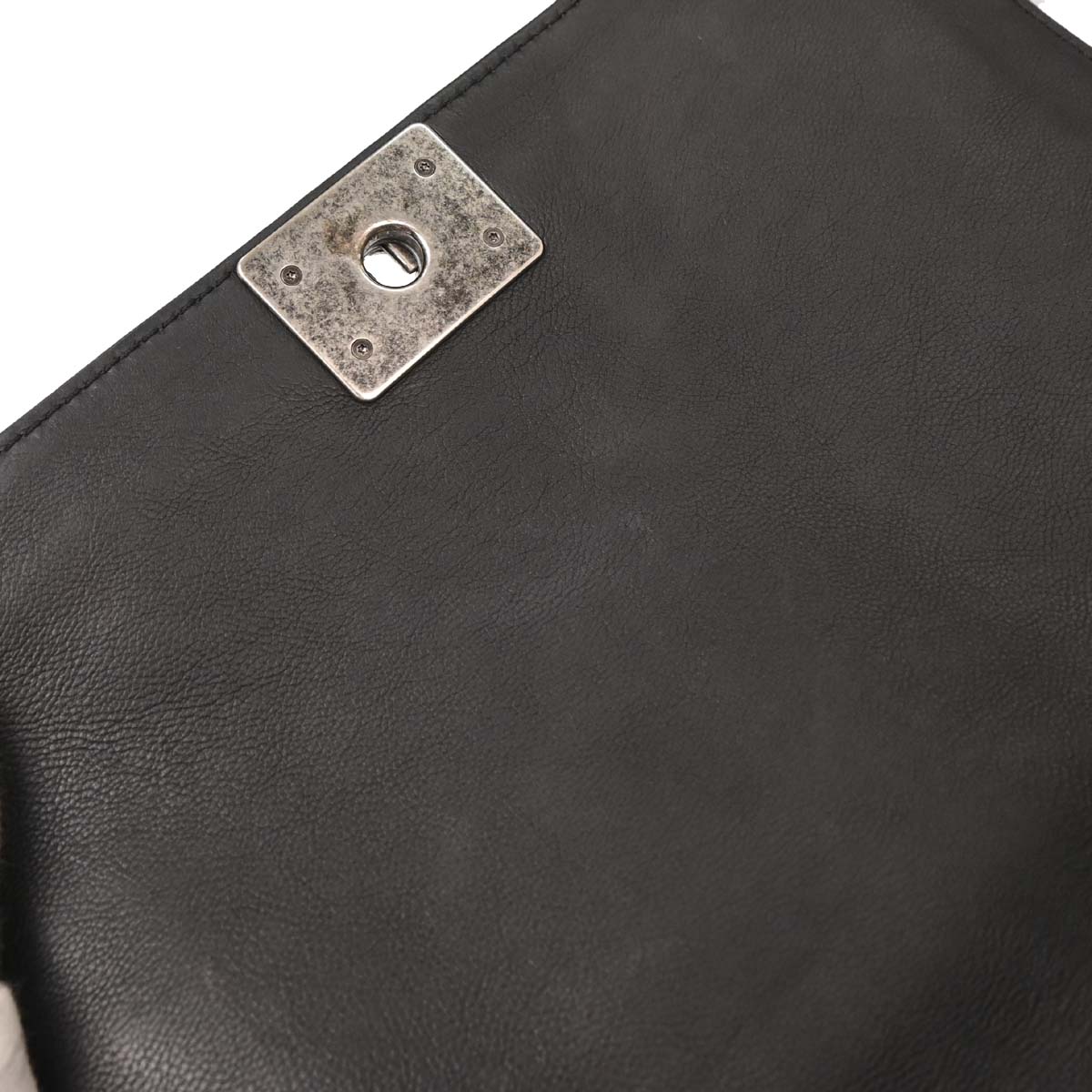 Boy Chanel 2013-2014 Black Calfskin New Medium Shoulder Bag