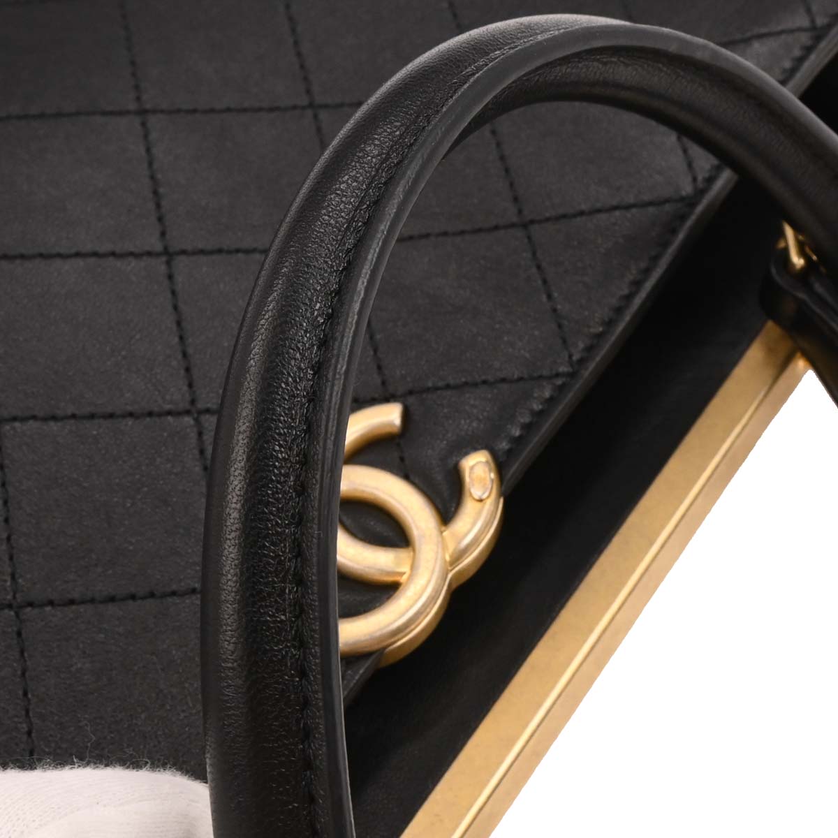 Chanel 2019 Black Coco Luxe Calfskin 2way Shoulder Handbag