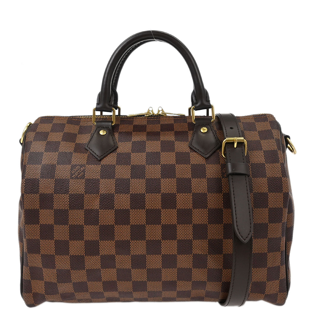 Louis Vuitton Damier Speedy Bandouliere 30 2way Shoulder Handbag N41367