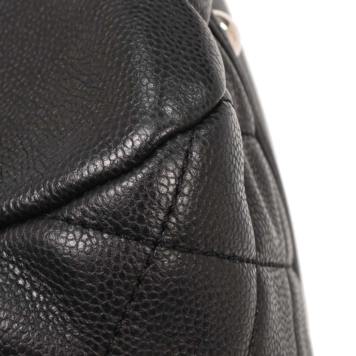 Chanel 2010-2011 Black Caviar Shoulder Bag