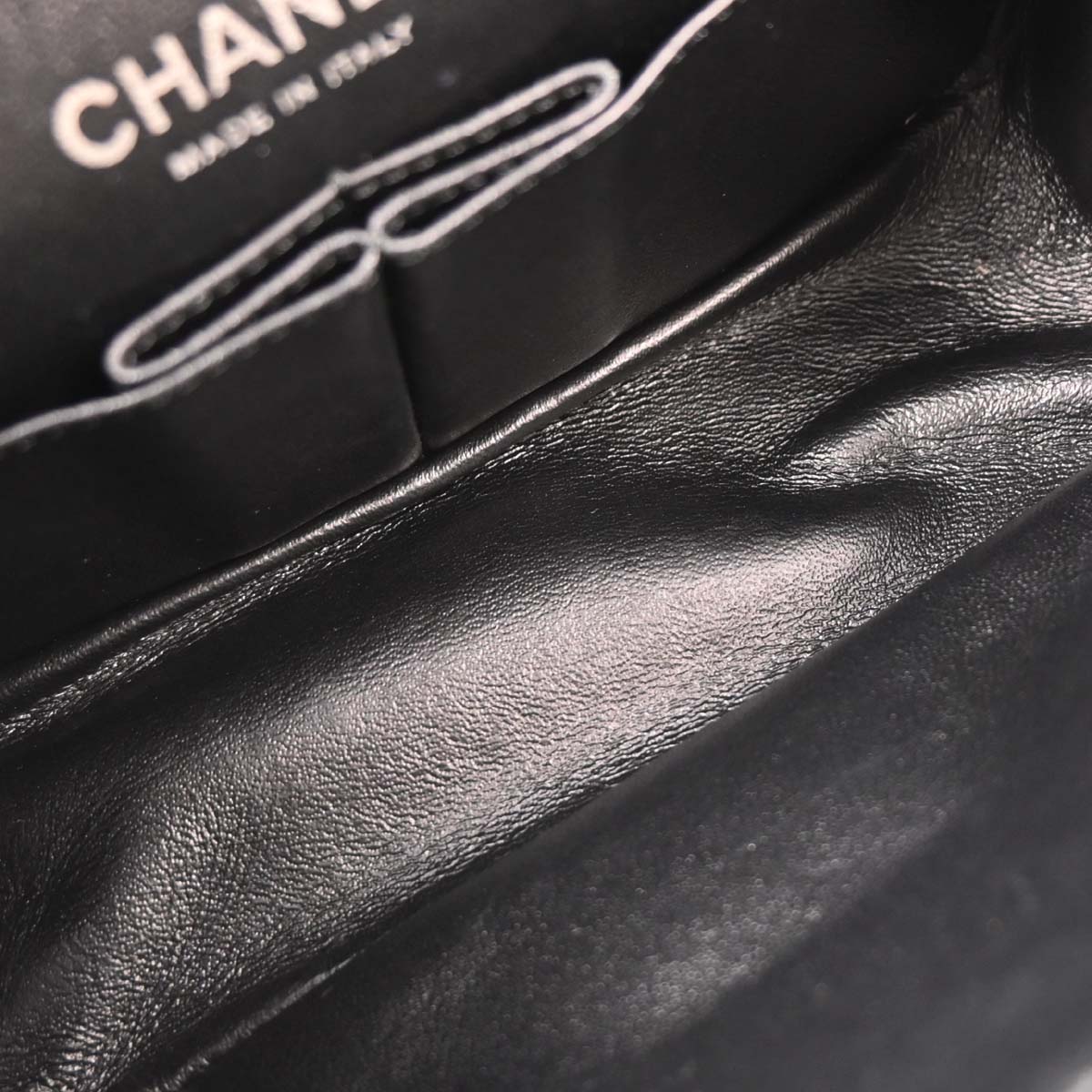 Chanel Black Caviar 2.55 Double Flap Shoulder Bag