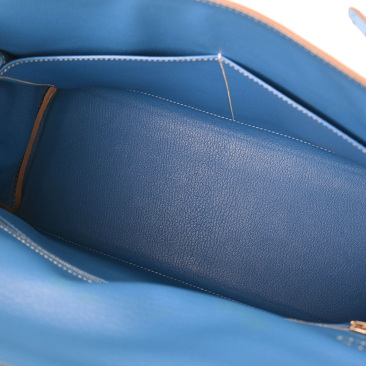 Hermes Blue Aztec Epsom Kelly 35 Retourne 2way Shoulder Handbag