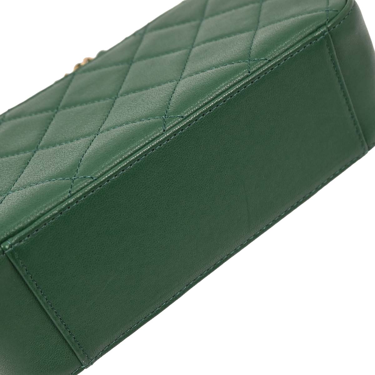 Chanel 2019 Green Lambskin 19 Infinity Chain 2way Shoulder Handbag
