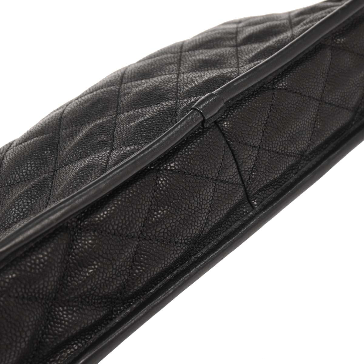 Chanel 2014 Black Caviar French Riviera Shoulder Bag
