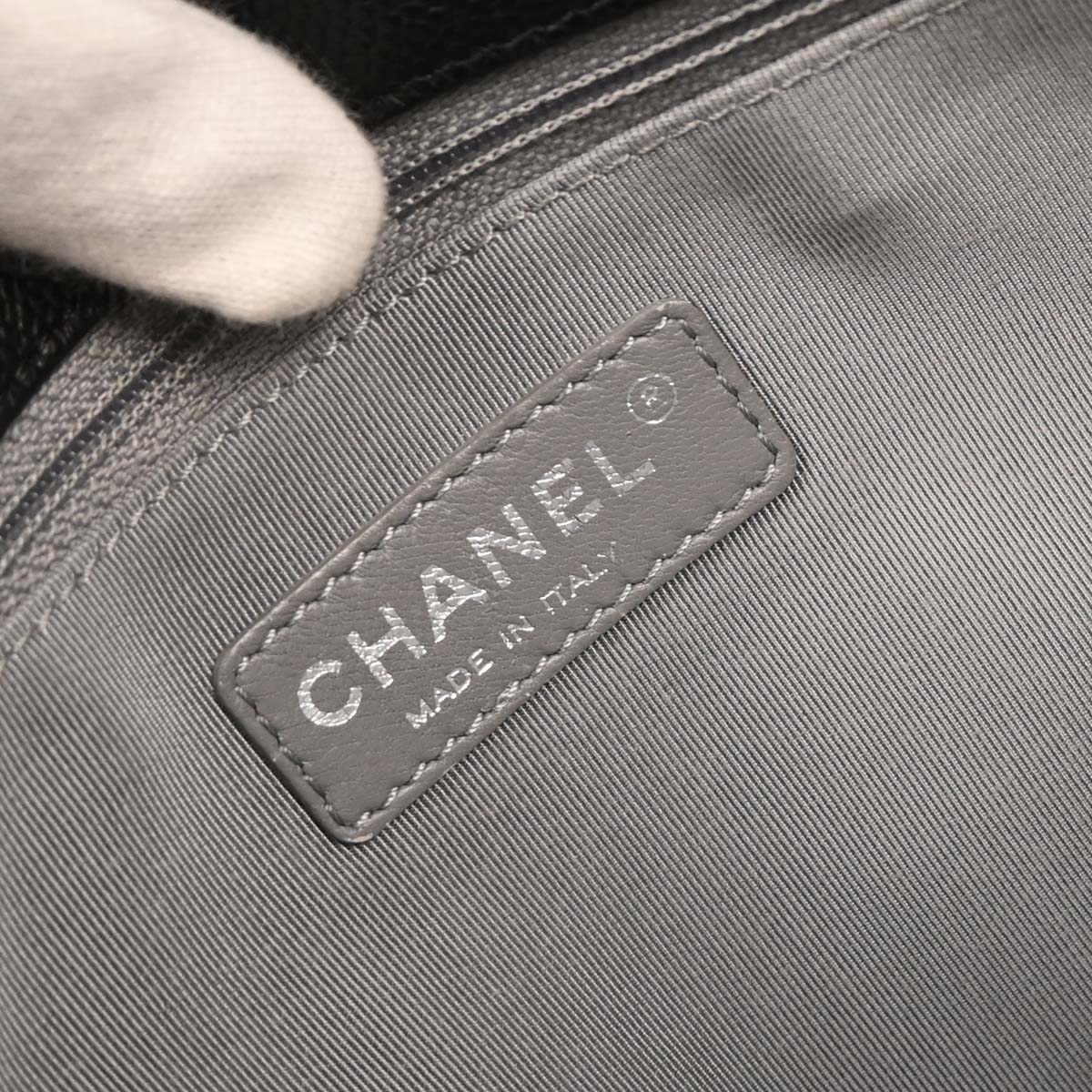 Chanel 2014 Black Caviar French Riviera Shoulder Bag
