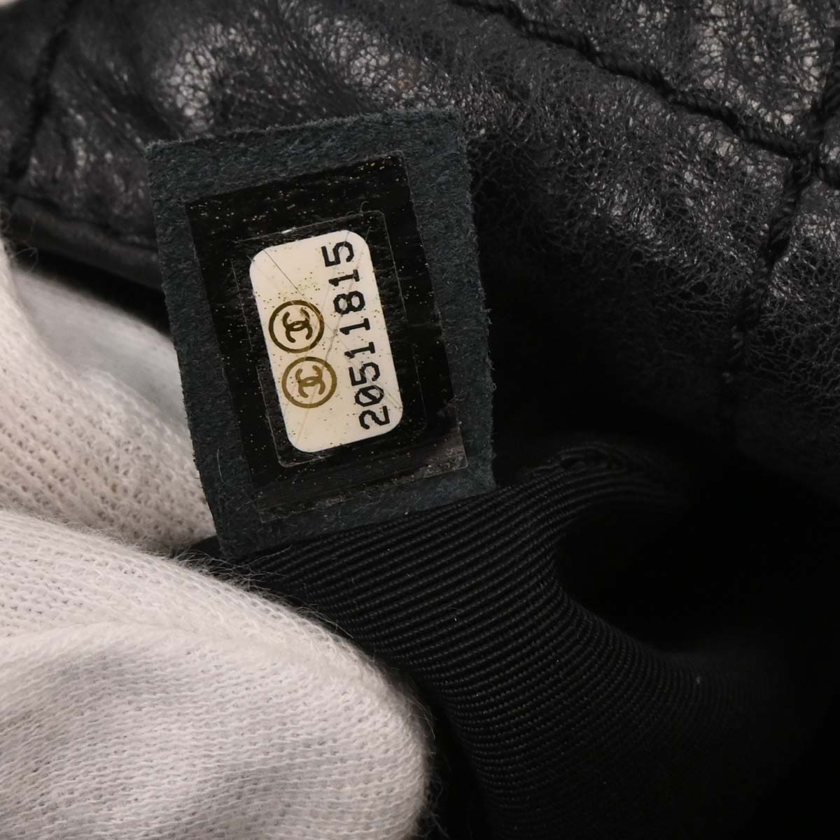 Chanel Black Calfskin Hobo Handbag
