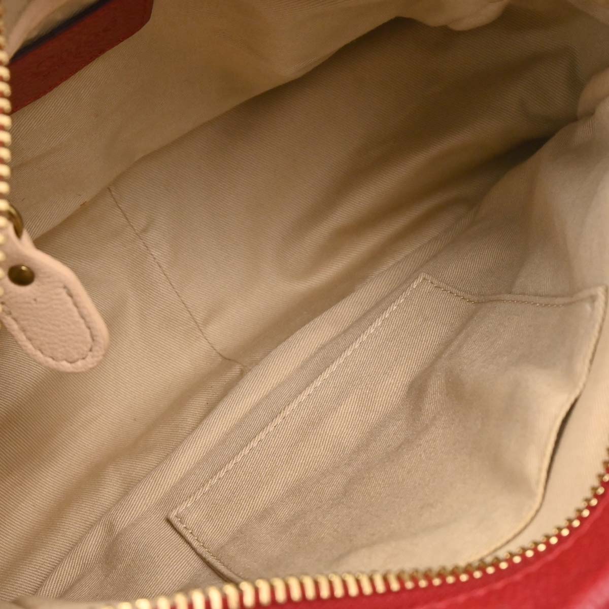 Chloe Red Paraty 2way Shoulder Handbag