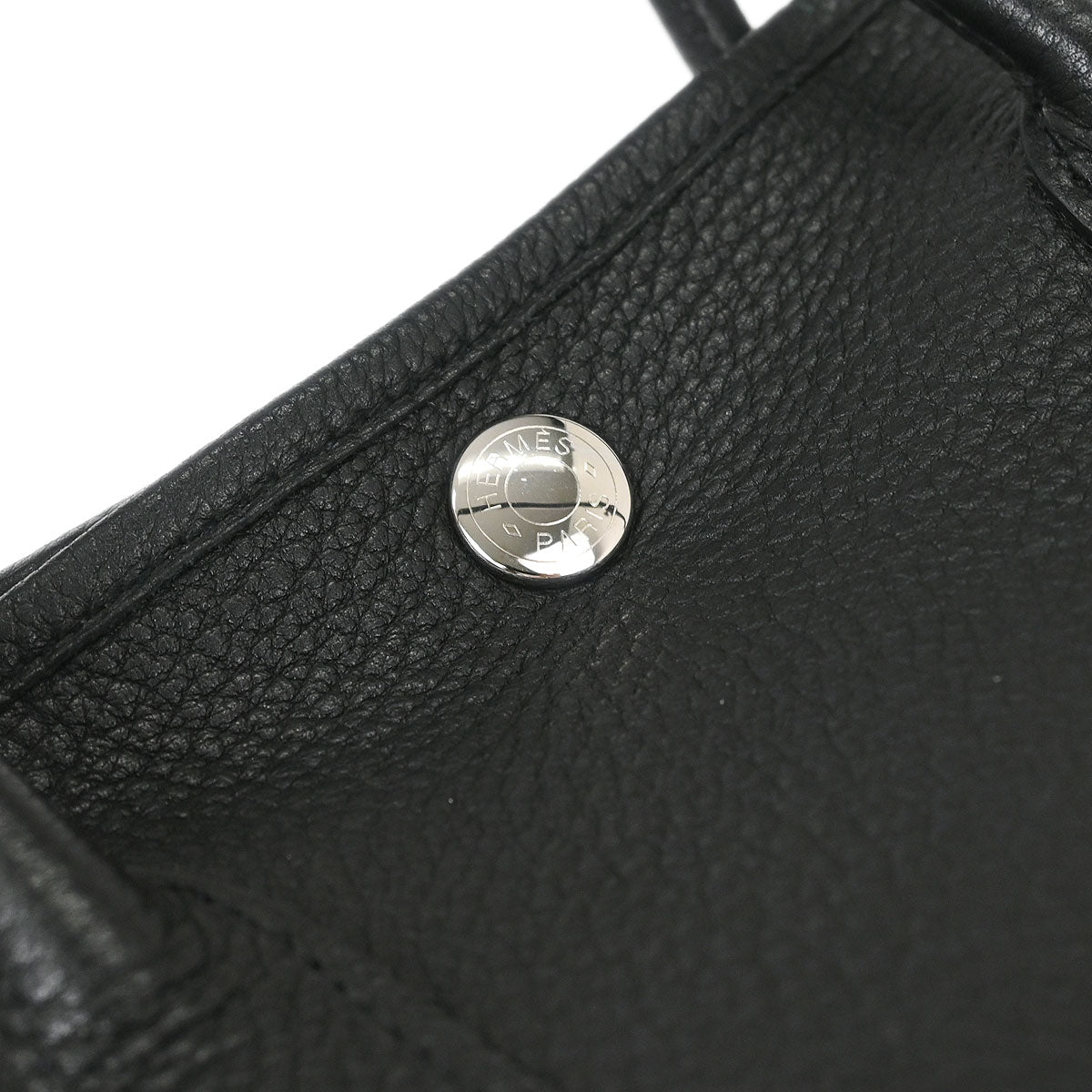 Hermes Black Negonda Garden Party 30 TPM Tote Handbag