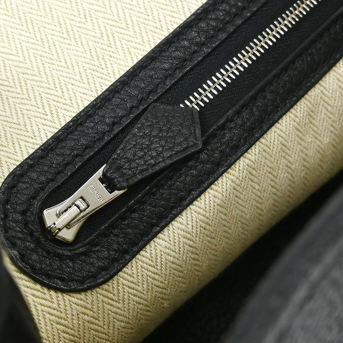 Hermes Black Negonda Garden Party 30 TPM Tote Handbag