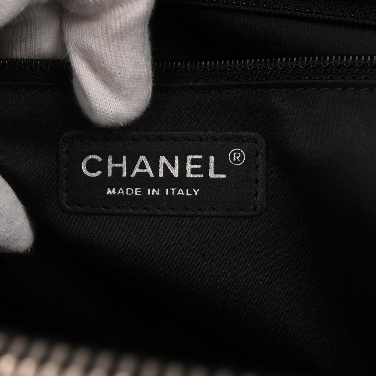 Chanel Black Caviar Grand Shopping Tote GST XL Chain Handbag
