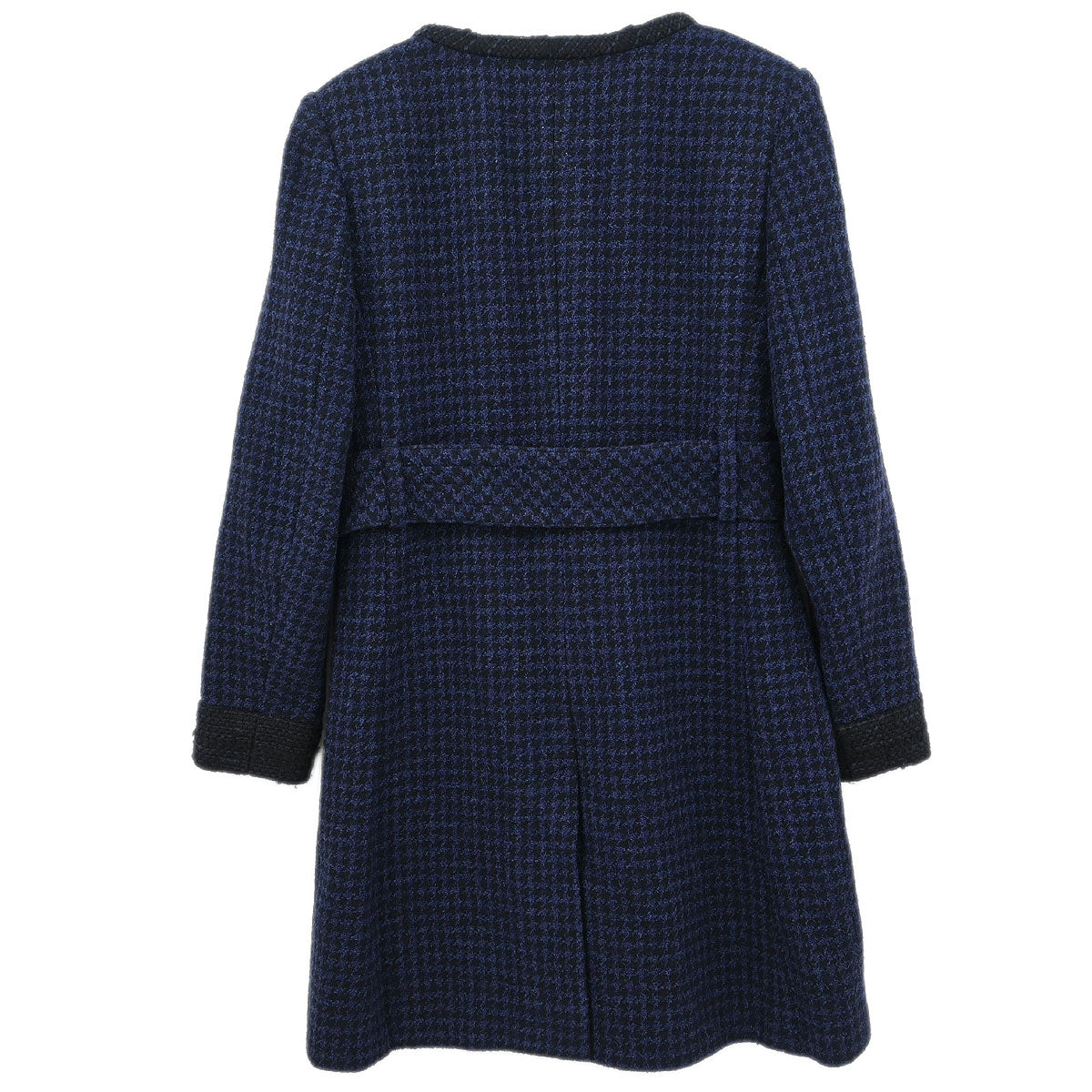 Chanel Single Breasted Jacket Navy #38