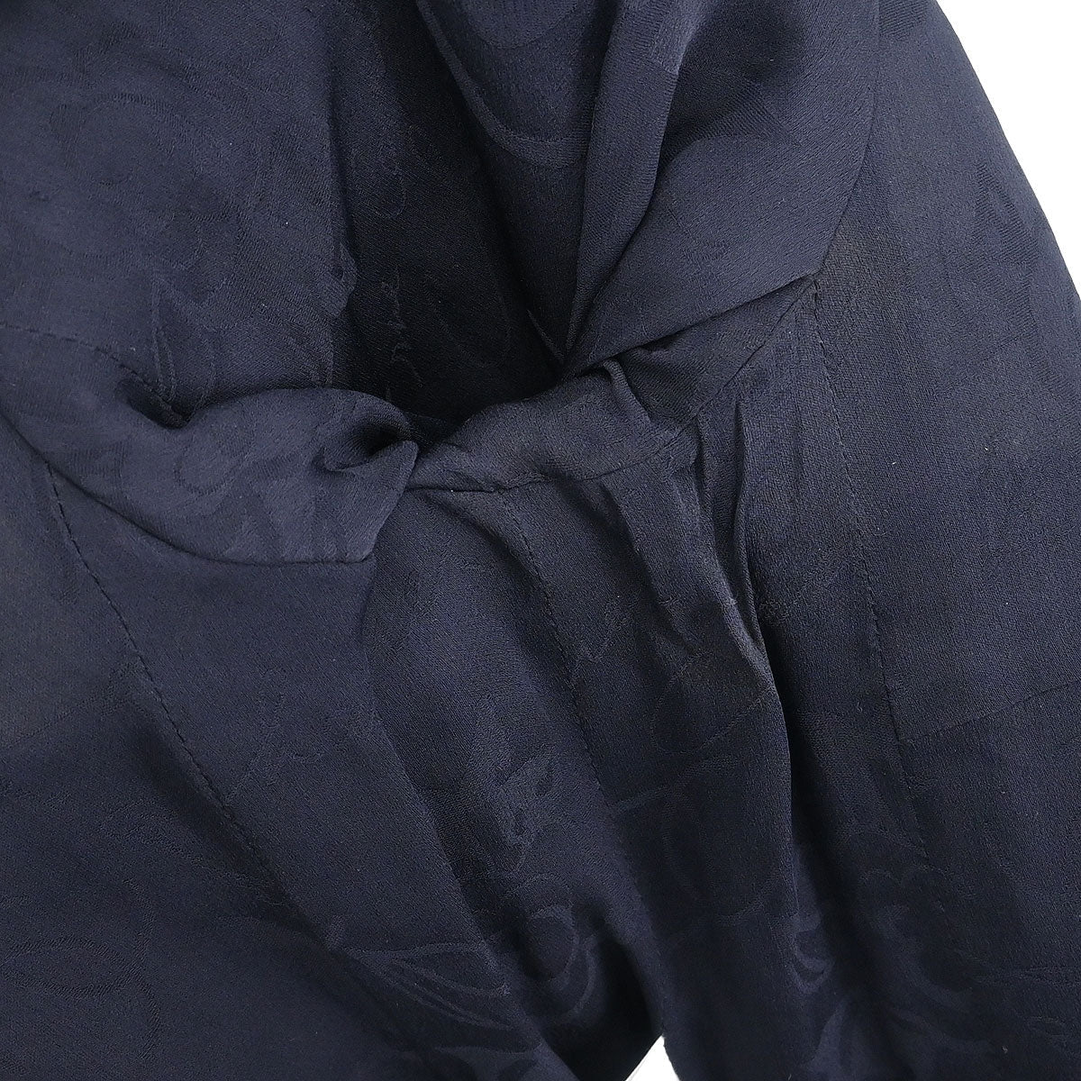 Chanel Single Breasted Jacket Navy #38