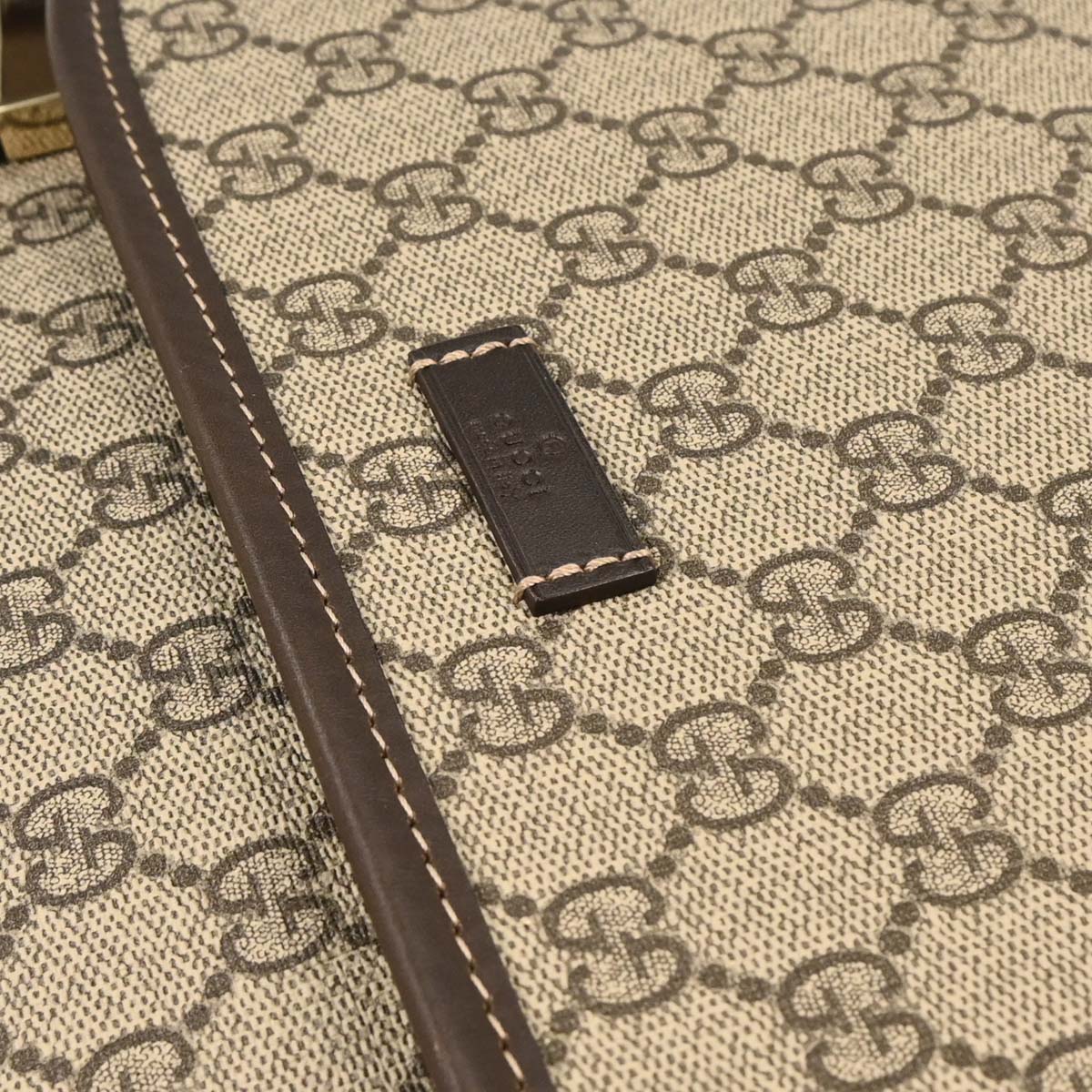 Gucci Brown GG Supreme Messenger Bag