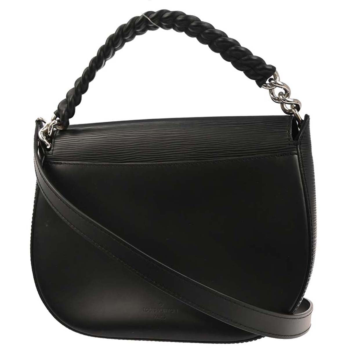 Louis Vuitton Black Epi Luna 2way Shoulder Handbag M42674