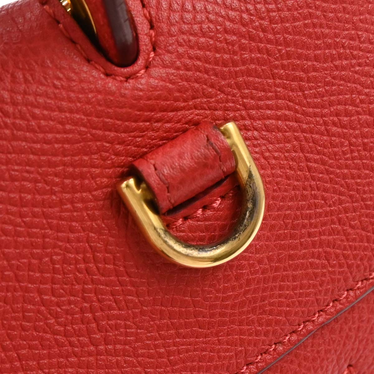 Celine Red Belt Bag 2way Shoulder Handbag