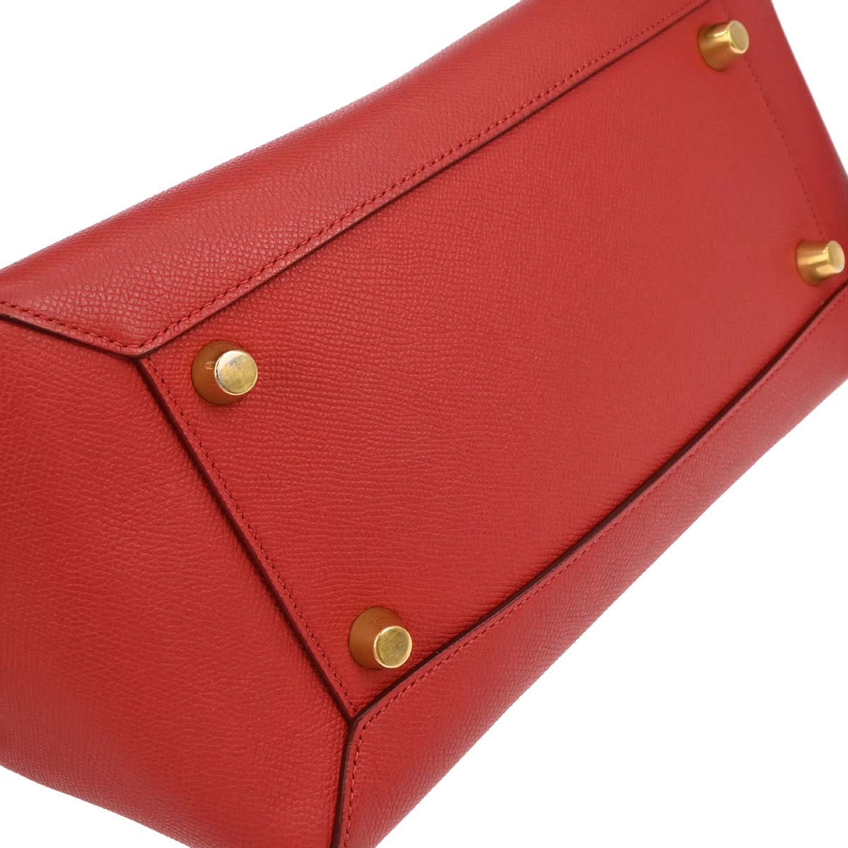 Celine Red Belt Bag 2way Shoulder Handbag