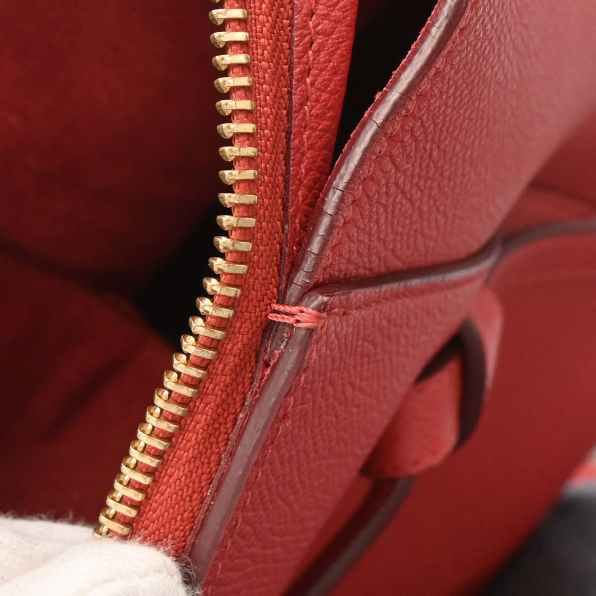 Celine Red Belt Bag 2way Shoulder Handbag