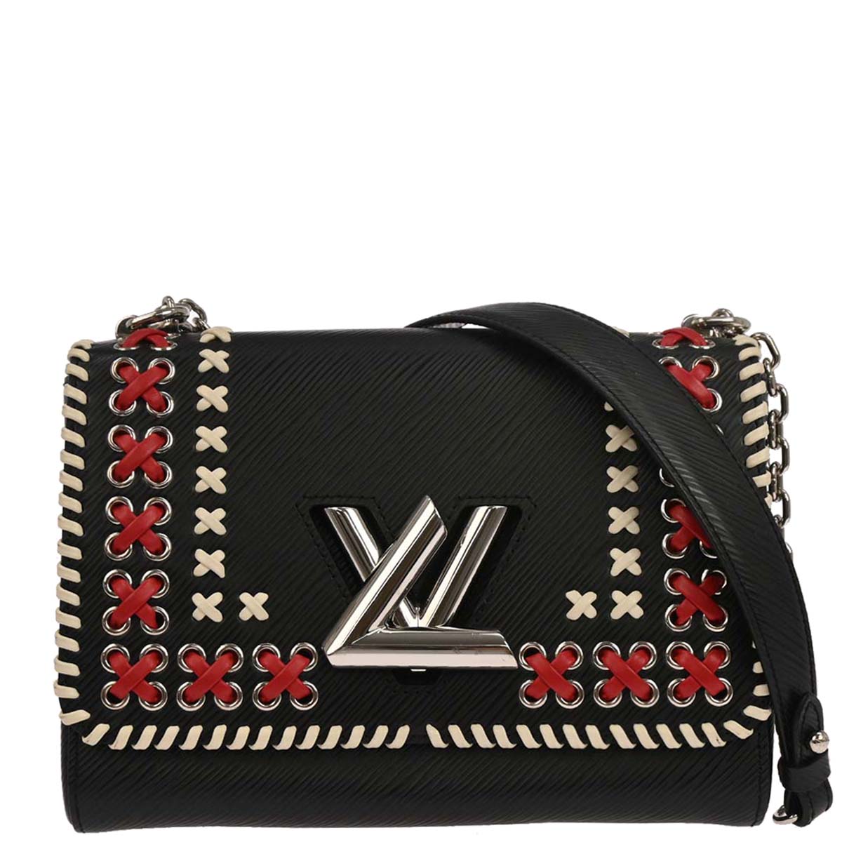 Louis Vuitton Black Epi Twist MM Shoulder Bag M42778