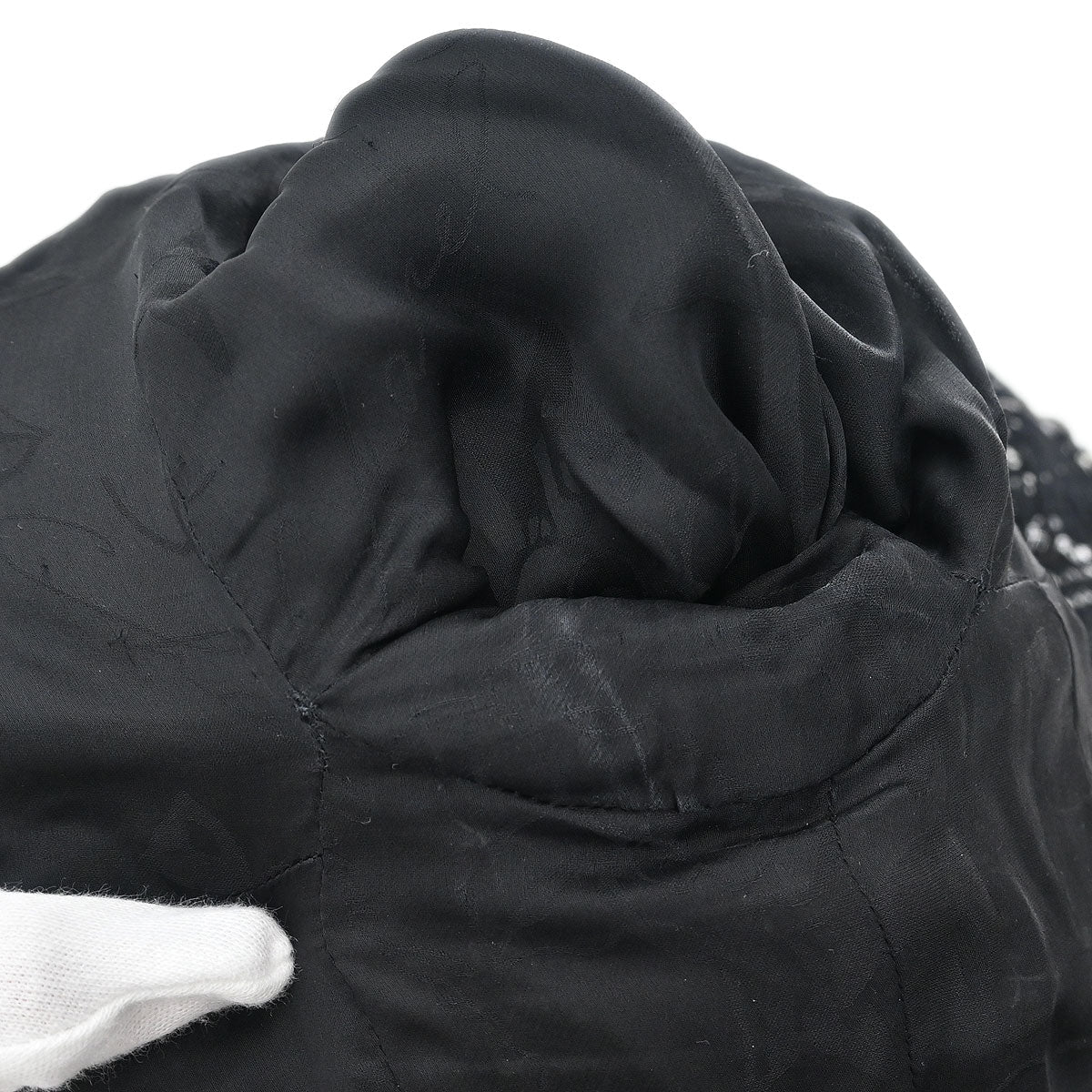 Chanel Single Breasted Collarless Jacket Black #34