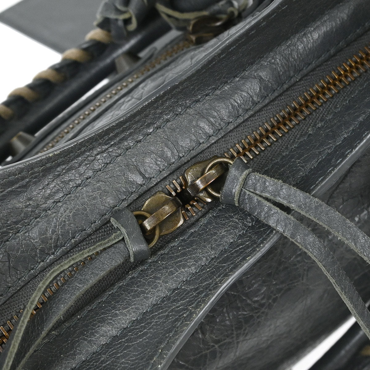 Balenciaga Gray Classic Mini City 2way Shoulder Handbag
