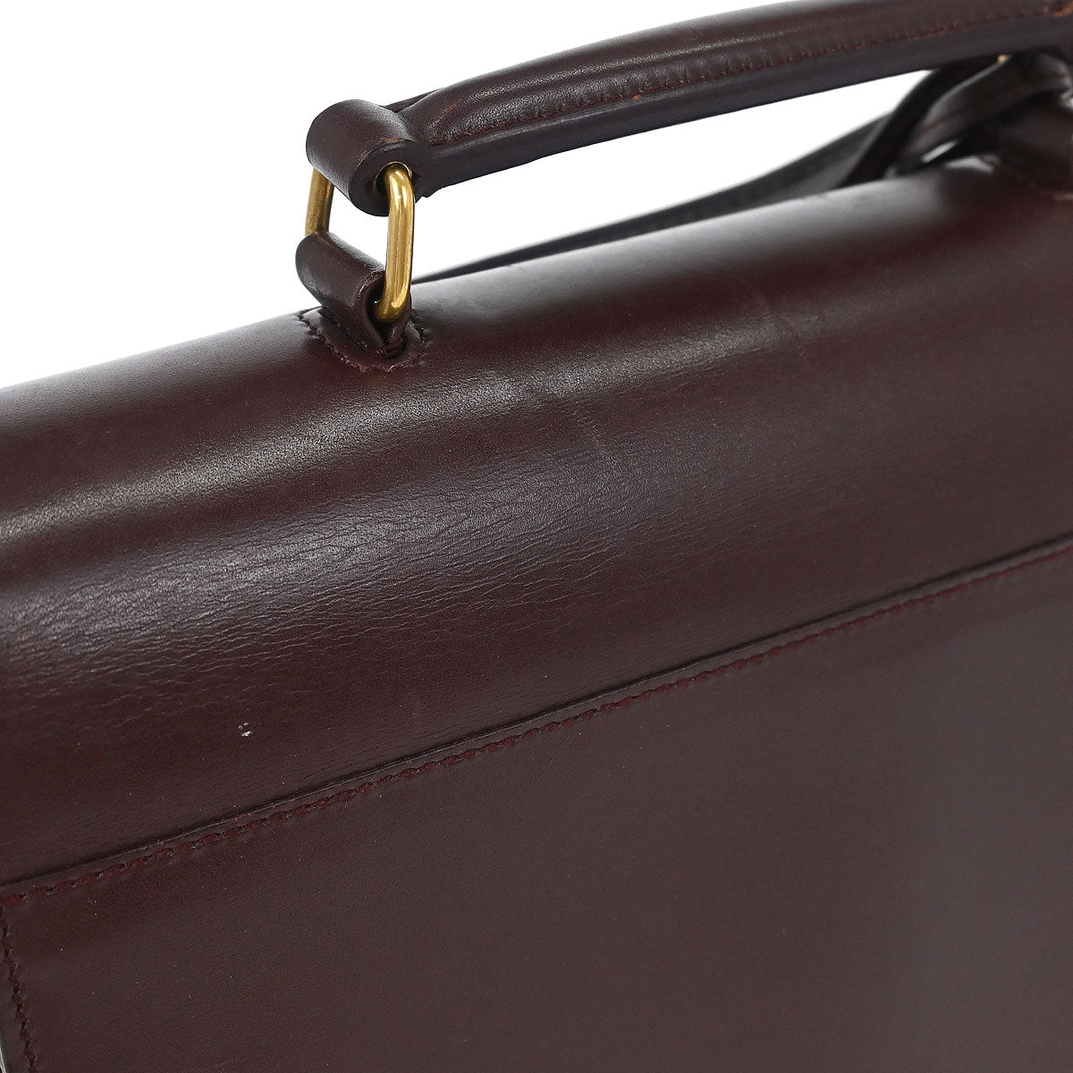 Saint Laurent Bordeaux Leather High School 2way Shoulder Handbag