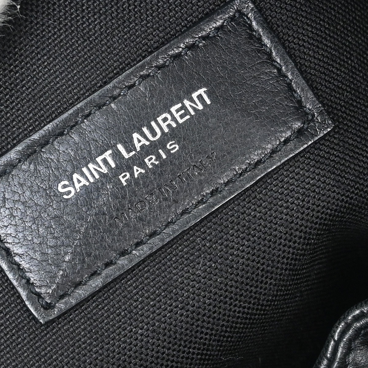 Saint Laurent Black Backpack
