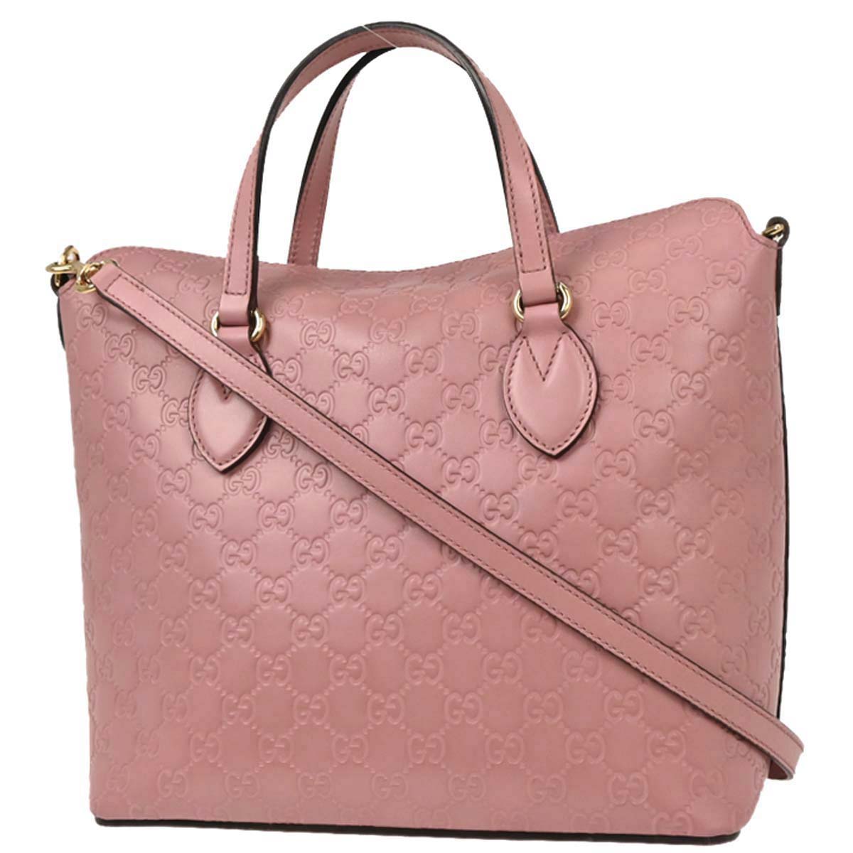 Gucci Pink Guccissima 2way Shoulder Handbag