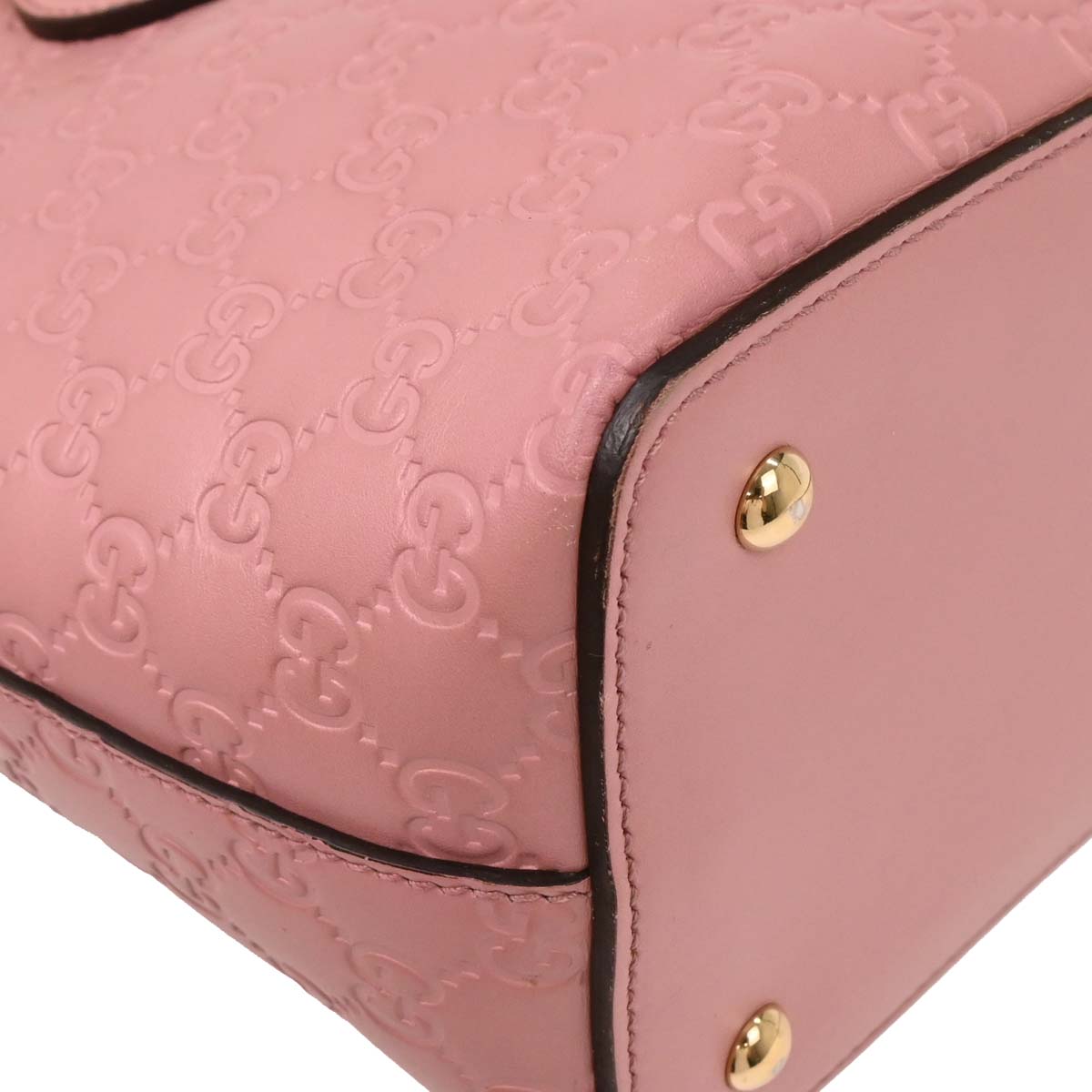 Gucci Pink Guccissima 2way Shoulder Handbag