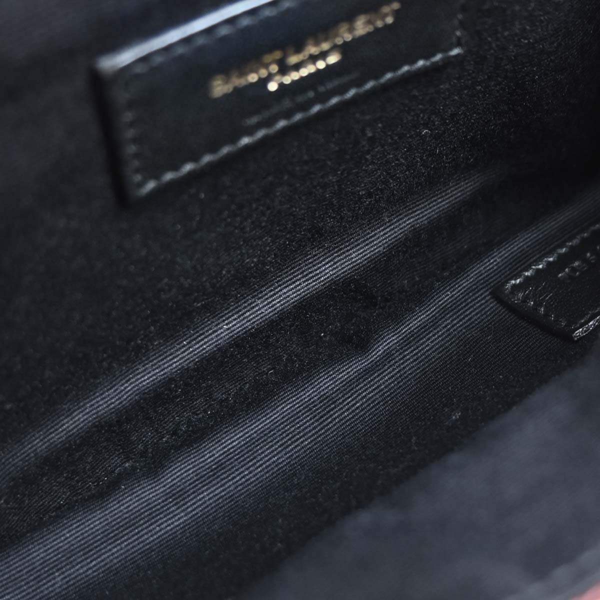 Saint Laurent Red Leather Shoulder Angie Chain Bag