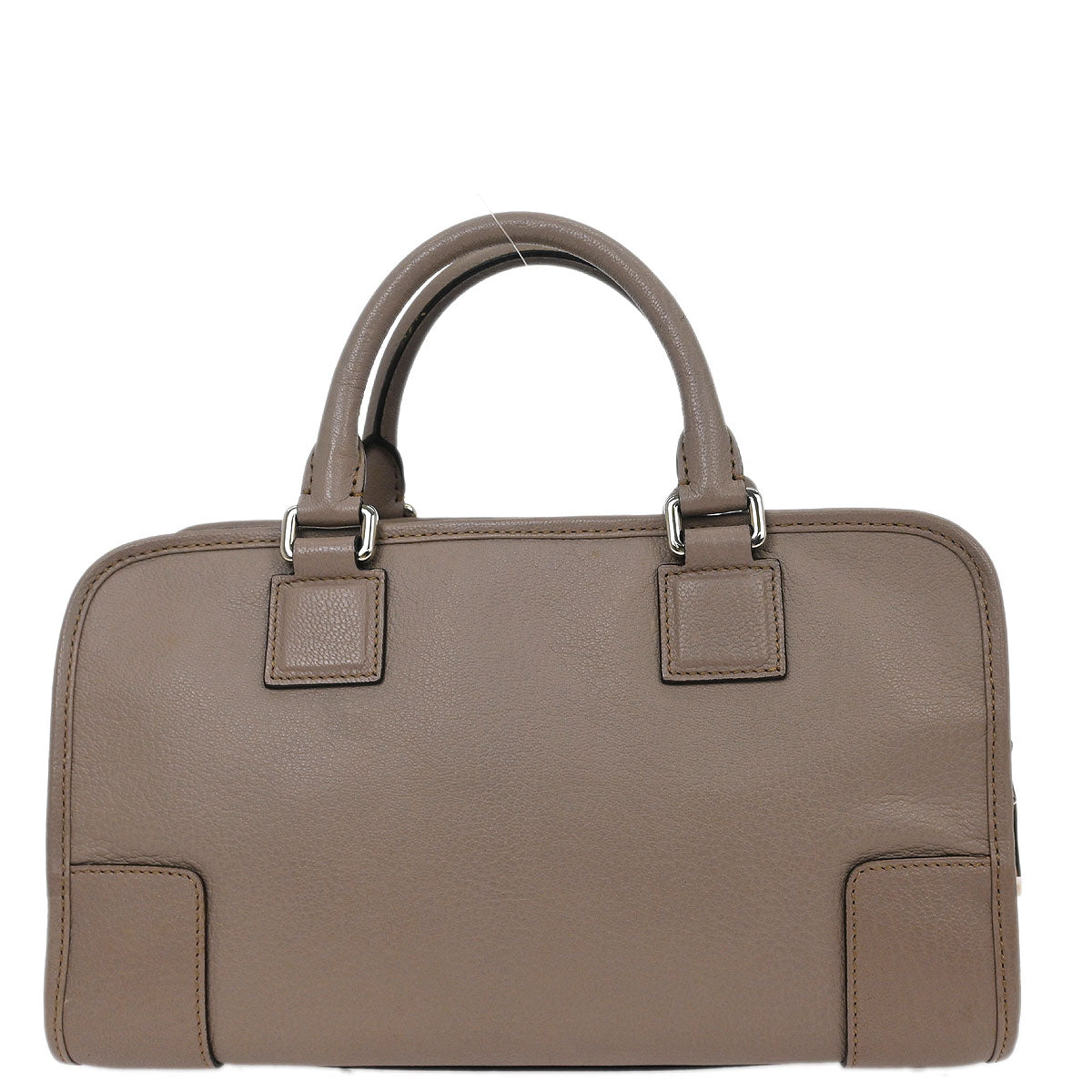 Loewe Gray Leather Amazona 28 Handbag