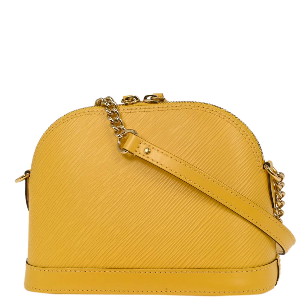 Louis Vuitton Yellow Epi Alma Mini Chain Shoulder Bag M53119