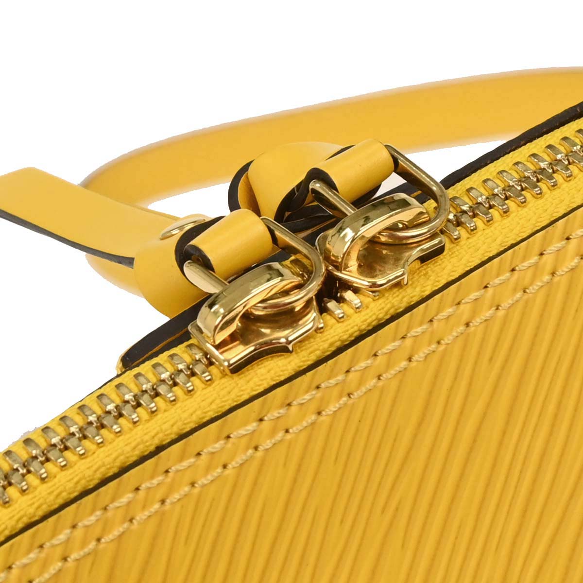 Louis Vuitton Yellow Epi Alma Mini Chain Shoulder Bag M53119