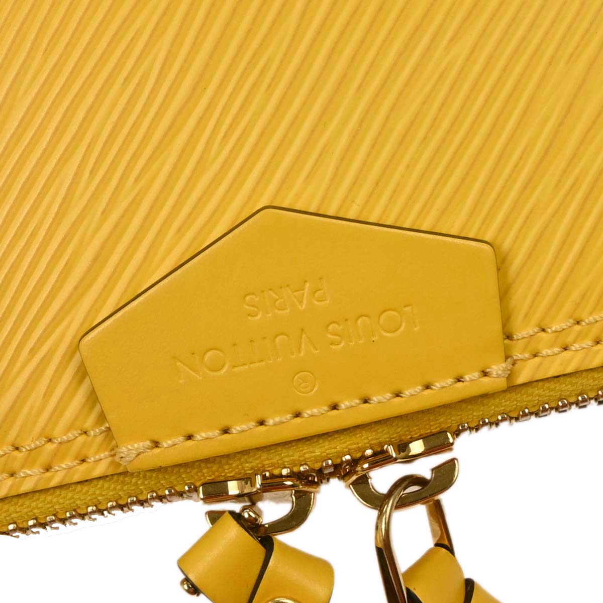 Louis Vuitton Yellow Epi Alma Mini Chain Shoulder Bag M53119