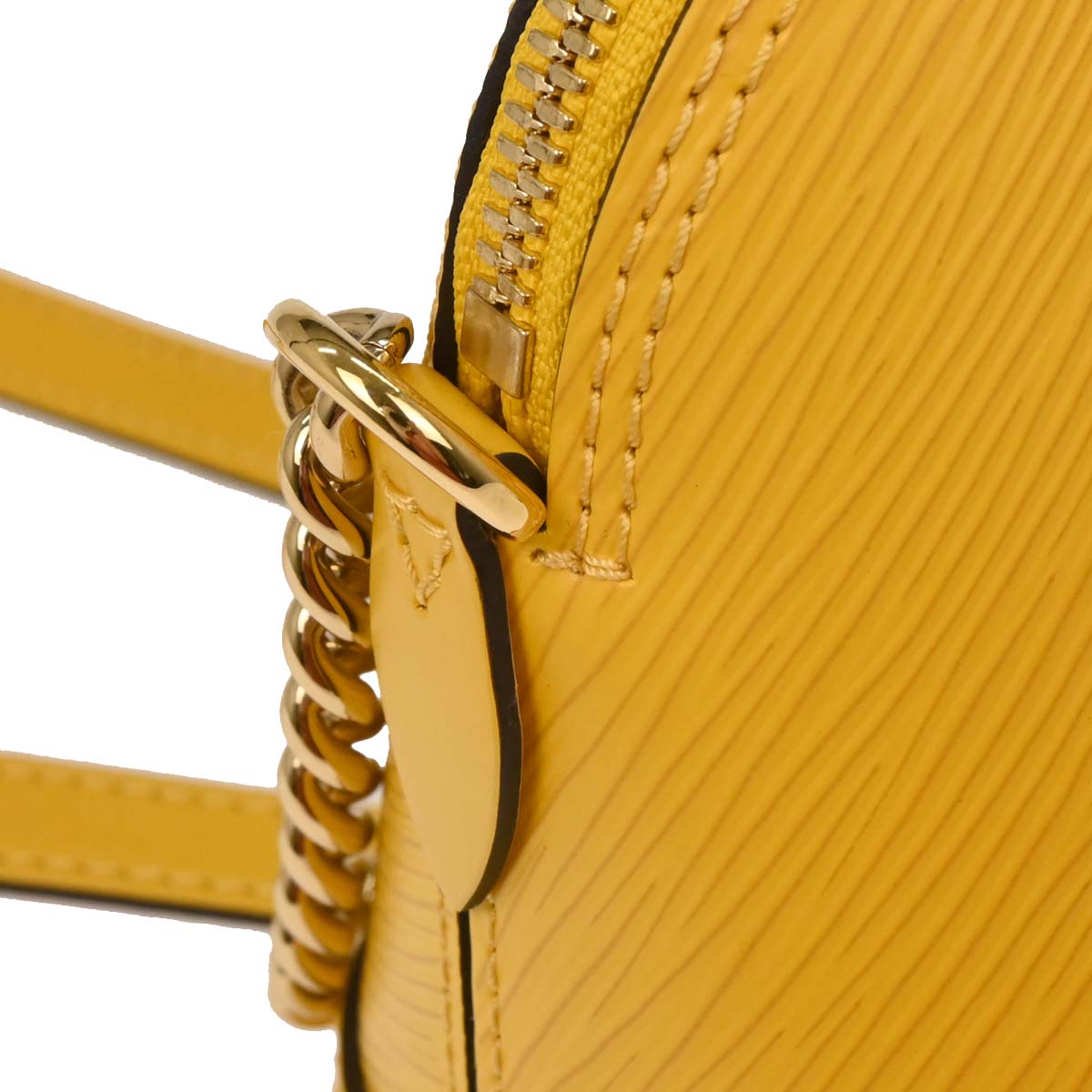 Louis Vuitton Yellow Epi Alma Mini Chain Shoulder Bag M53119