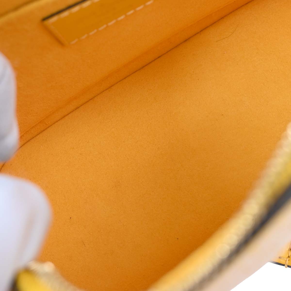 Louis Vuitton Yellow Epi Alma Mini Chain Shoulder Bag M53119