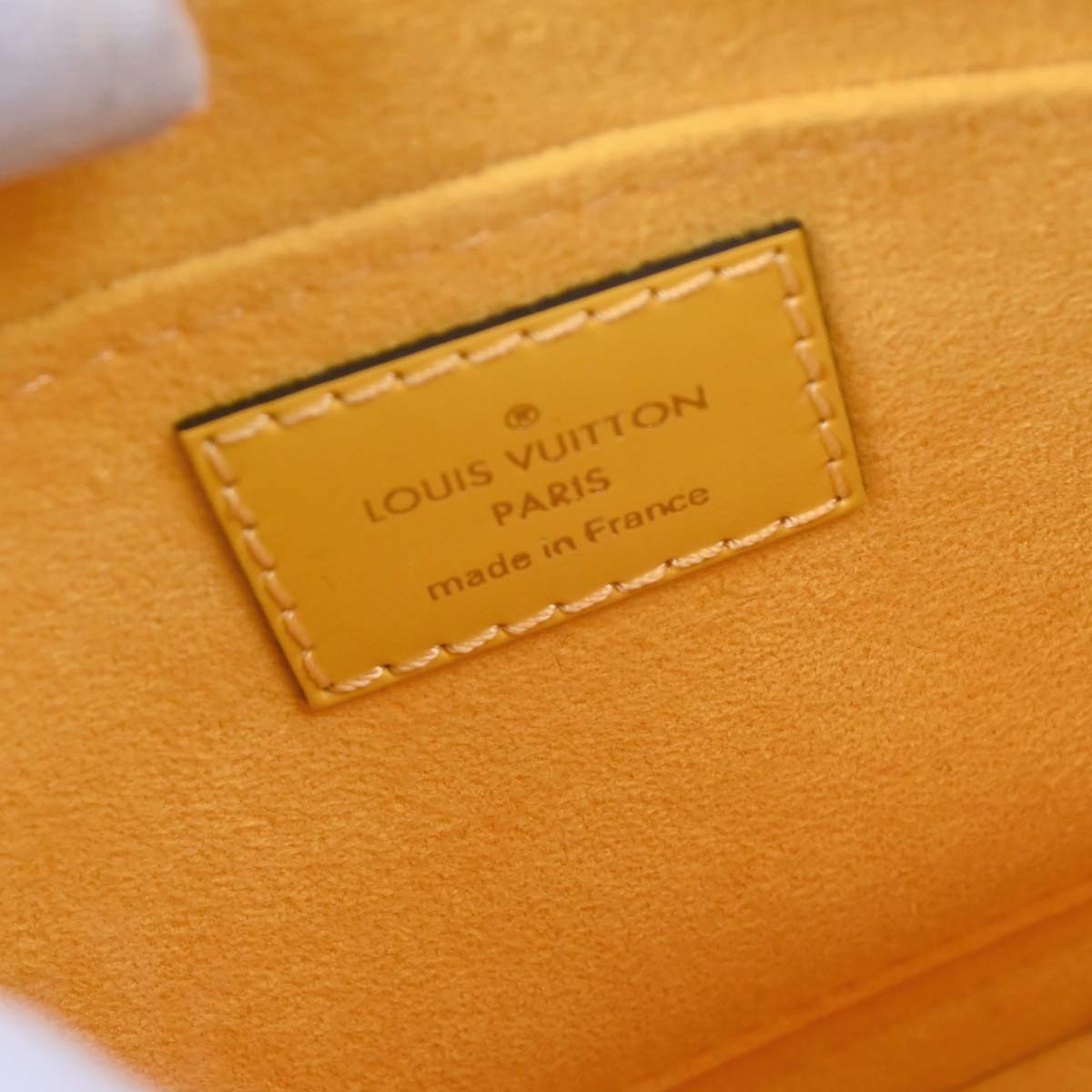 Louis Vuitton Yellow Epi Alma Mini Chain Shoulder Bag M53119