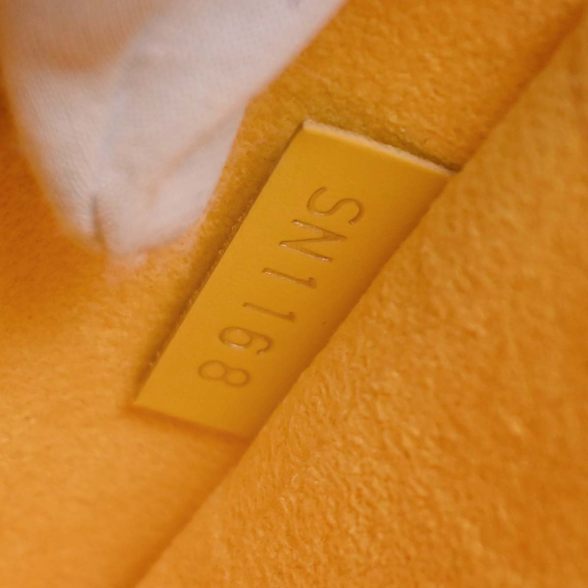 Louis Vuitton Yellow Epi Alma Mini Chain Shoulder Bag M53119