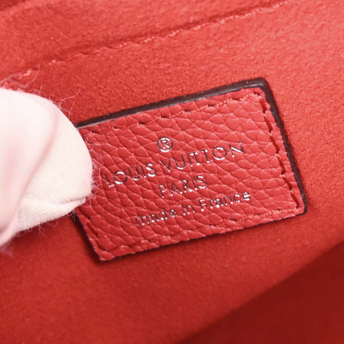Louis Vuitton Red My Lockme BB Shoulder Bag M51419