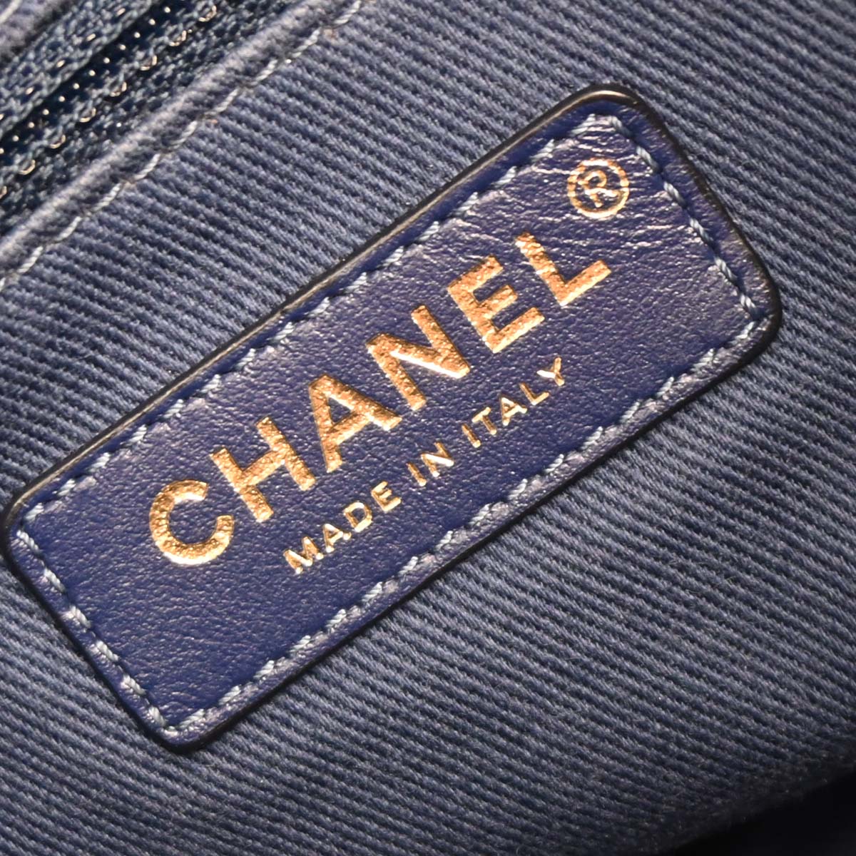 Chanel 2019 Navy Straw Deauville Bucket Shoulder Bag