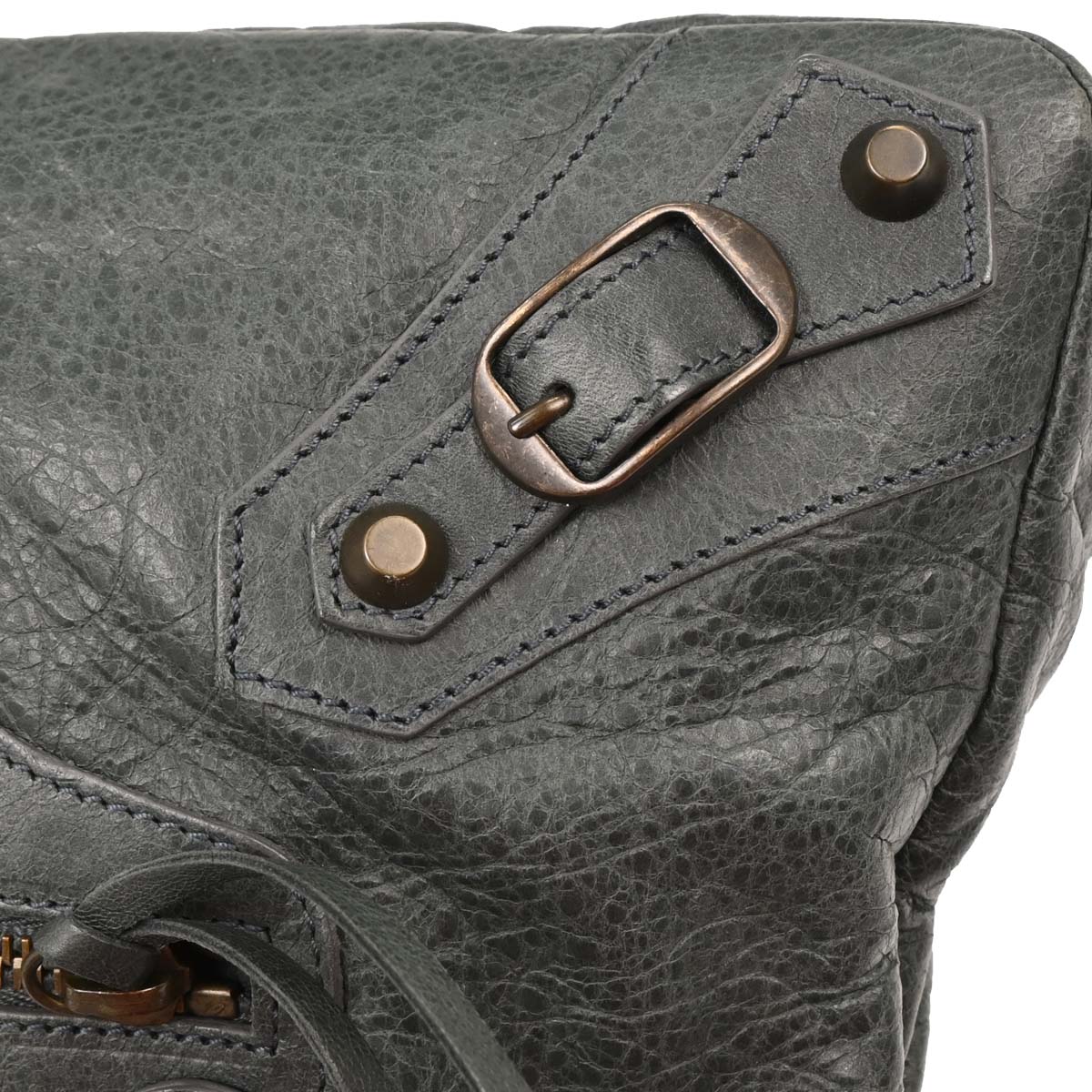Balenciaga Gray The First 2way Shoulder Handbag