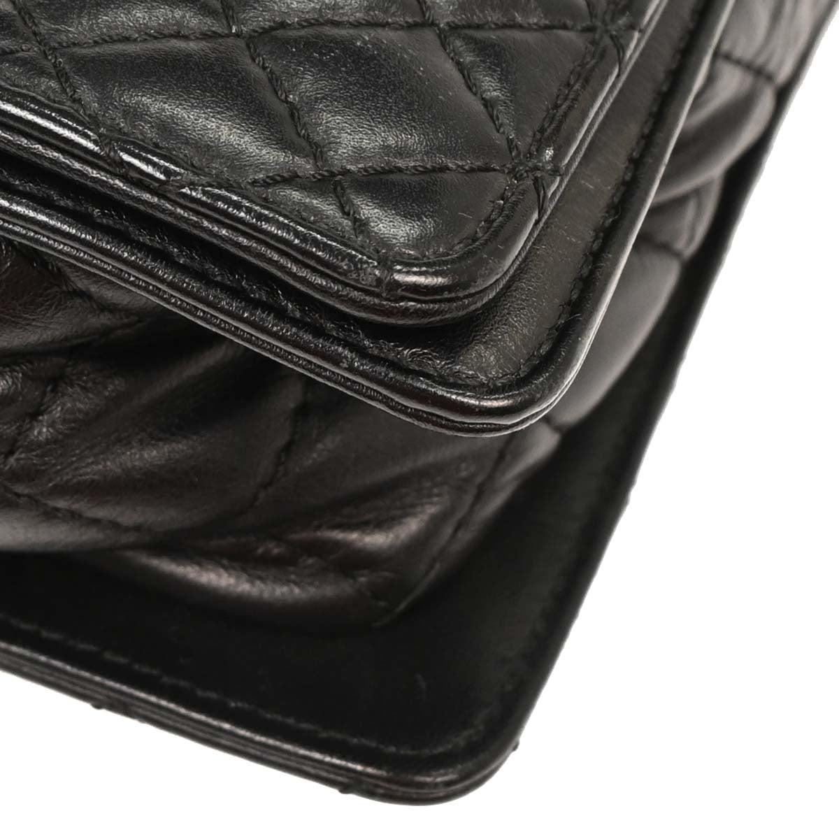 Boy Chanel 2013-2014 Black Lambskin  Medium Shoulder Bag