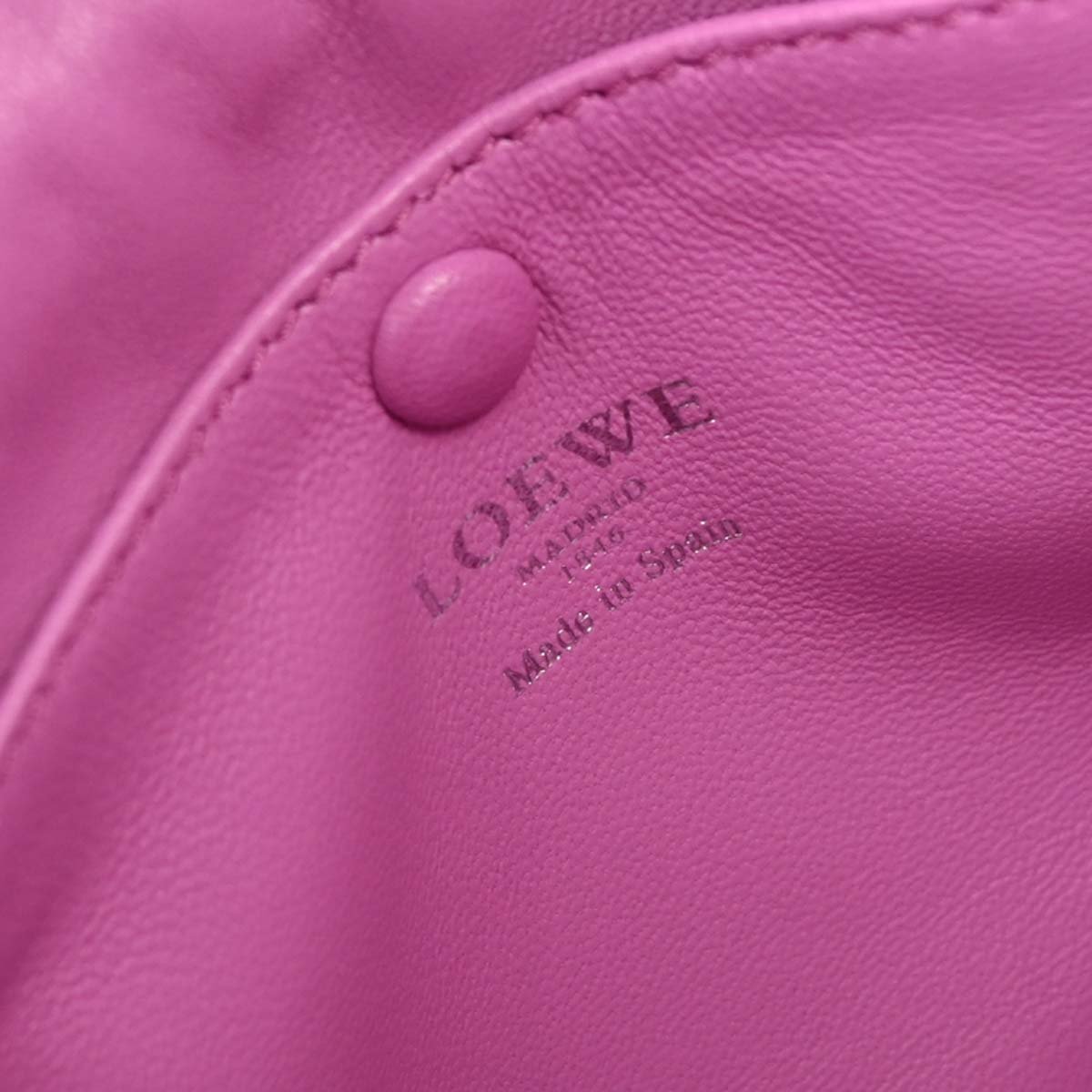 Loewe Black Lambskin Flamenco Tote 2way Shoulder Handbag