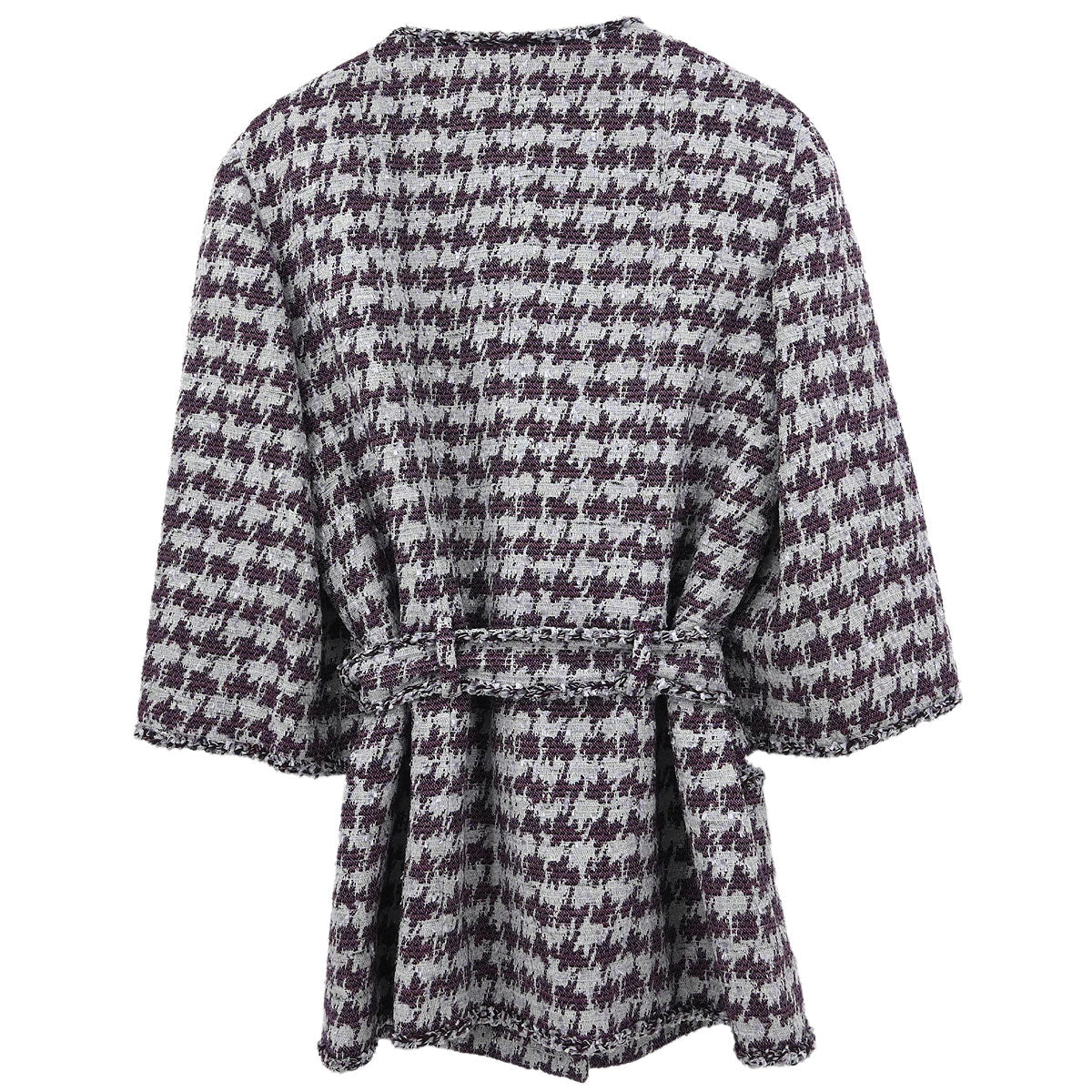 Chanel 2012 Collarless Jacket Gray #42