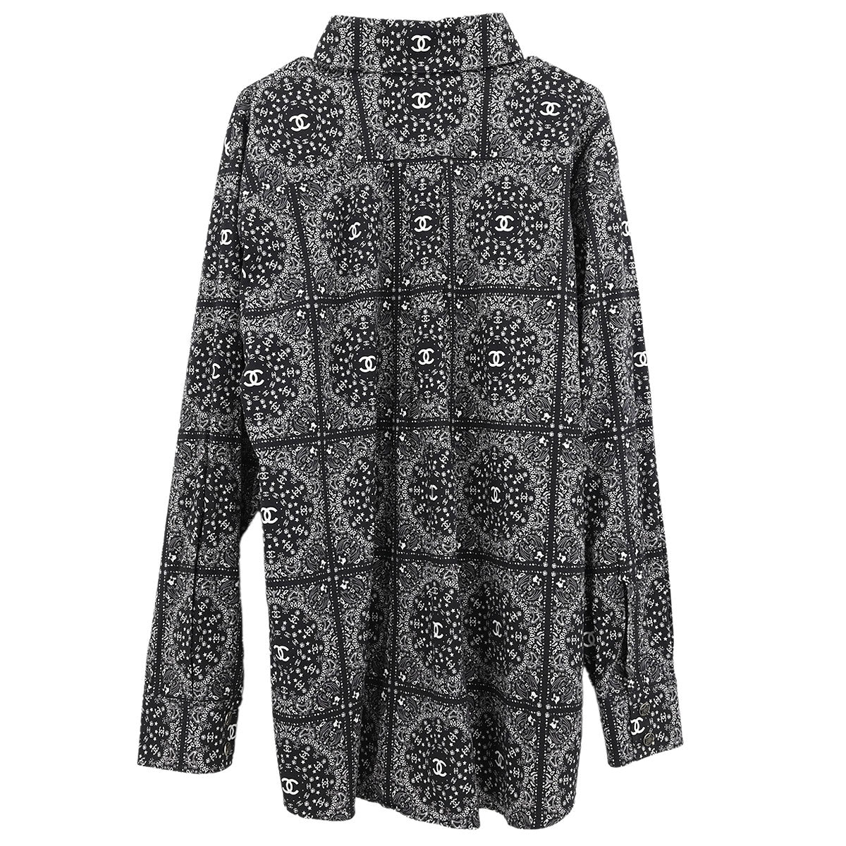 Chanel 2014-2015 Blouse Shirt Black #54