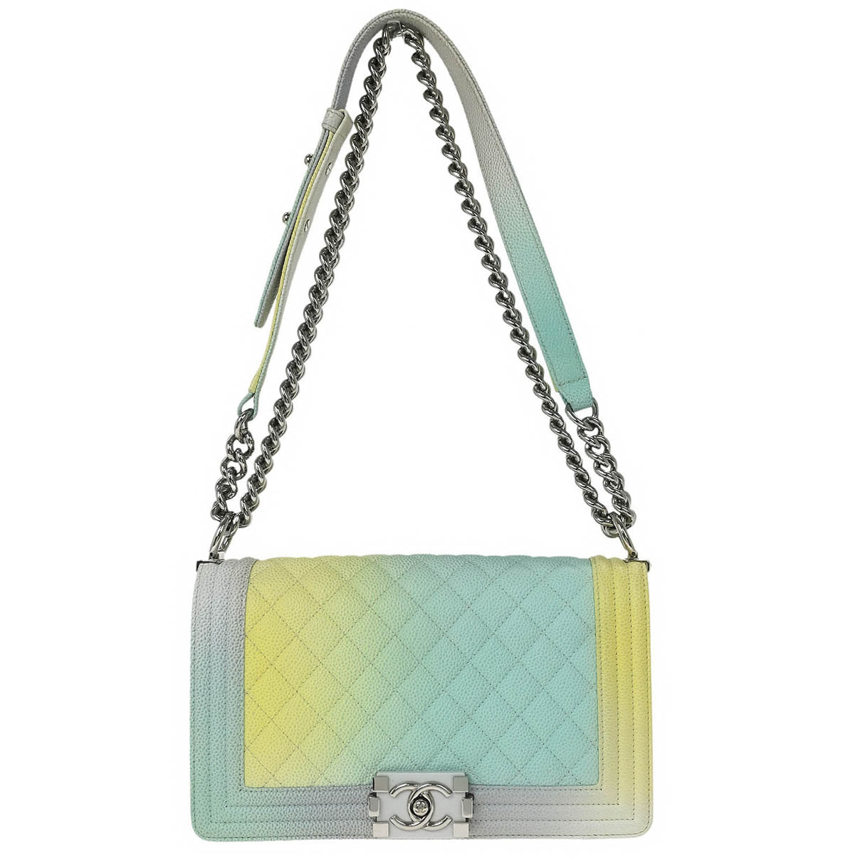 Boy Chanel Pastel Color Caviar Medium Shoulder Bag