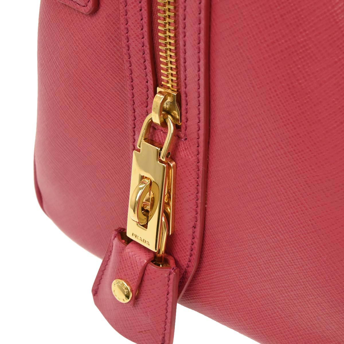 Prada Pink Leather 2way Shoulder Handbag