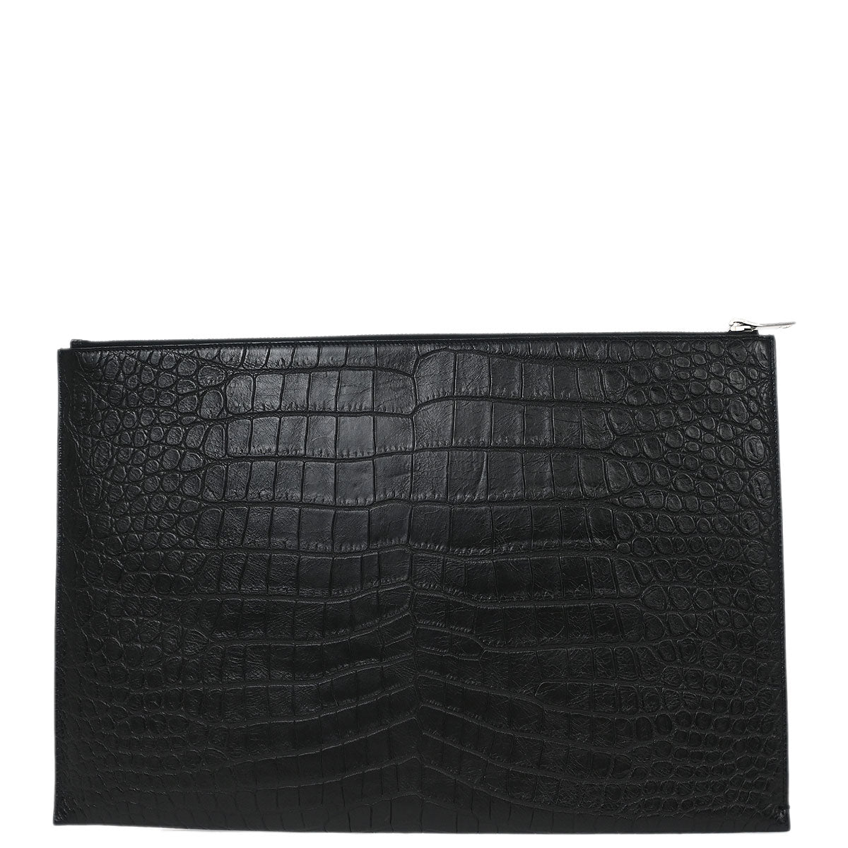 Saint Laurent * Black Leather Clutch Bag