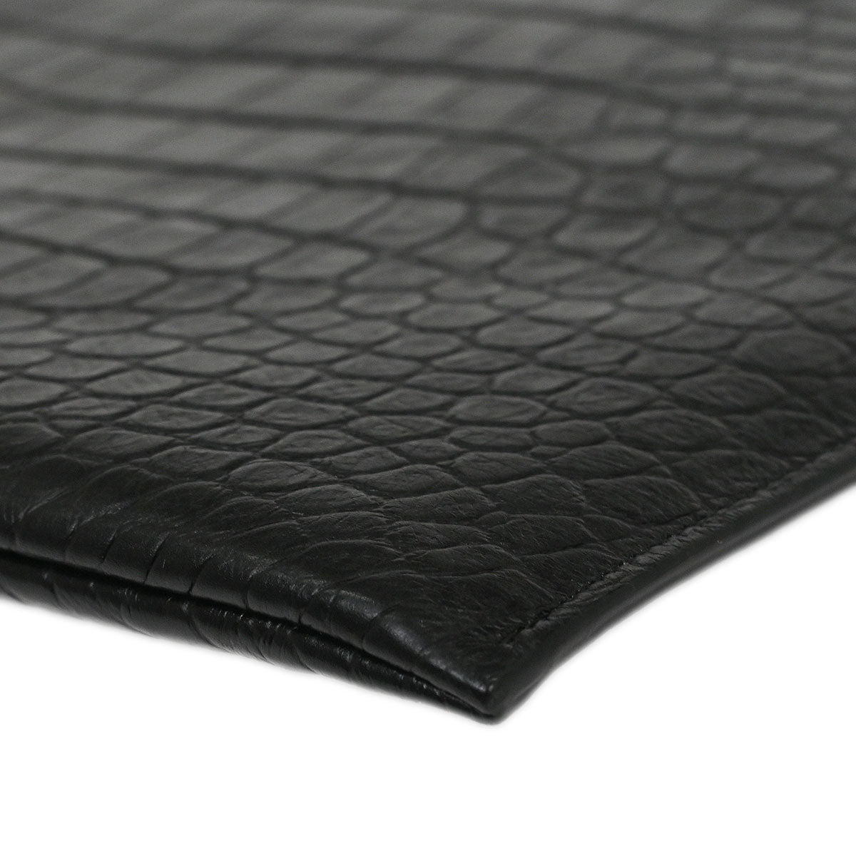 Saint Laurent * Black Leather Clutch Bag