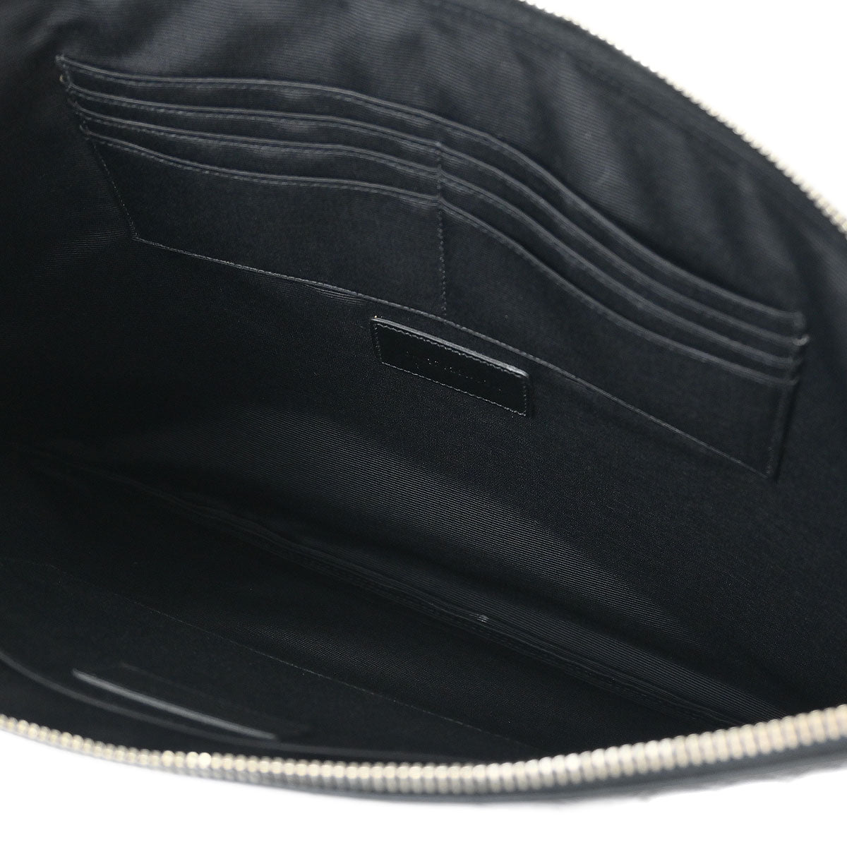 Saint Laurent * Black Leather Clutch Bag